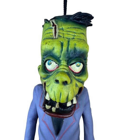 Vintage 90s Paper Magic Group 22" Frankenstein Halloween Decor Latex Prop - Picture 2 of 11